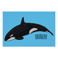 Illustration d'une baleine tueuse