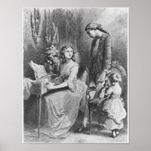 Poster Illustration from 'The Sorrows of Werther'
