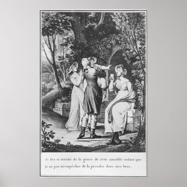 Poster Illustration 'Les douleurs de Werther' par (Devant)