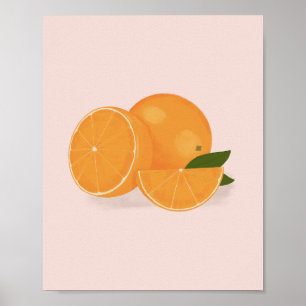 Poster Illustration orange