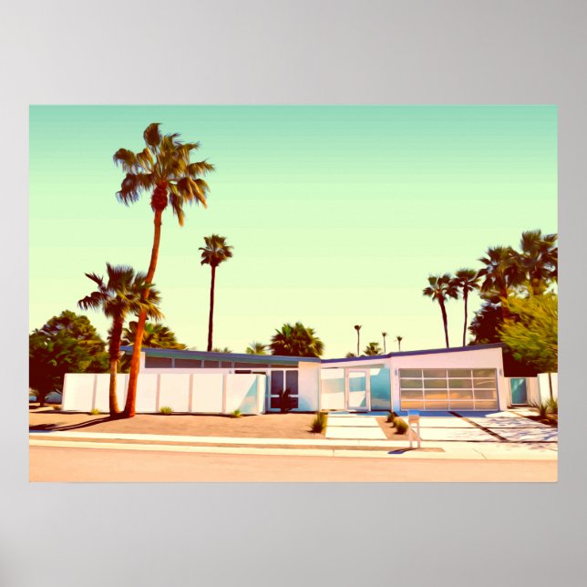 Poster Illustration Photo D'Architecture Moderne Du Milie (Devant)