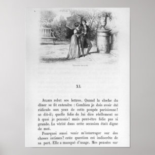 Poster Illustration pour 'le rouge et le Black