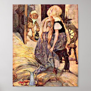 Poster Illustration Rumpelstiltskin vintage
