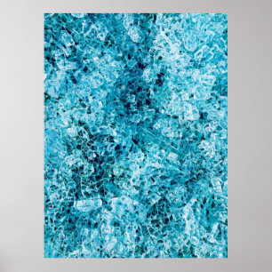 Poster illustration turquoise