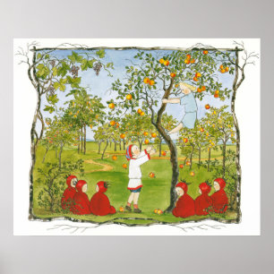 Poster Illustration vintage de Sibylle Von Olfers