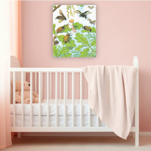 Poster Illustration vintage de Thumbelina par Elsa Beskow