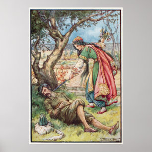 Poster Illustration vintage Frank C. Pape