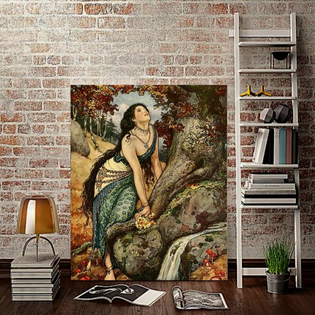 Poster Illustration vintage Frank C. Pape (Créateur téléchargé)