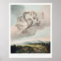 Illustration vintage Mère Nature