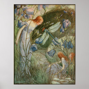 Poster Illustration vintage par Frank C. Pape