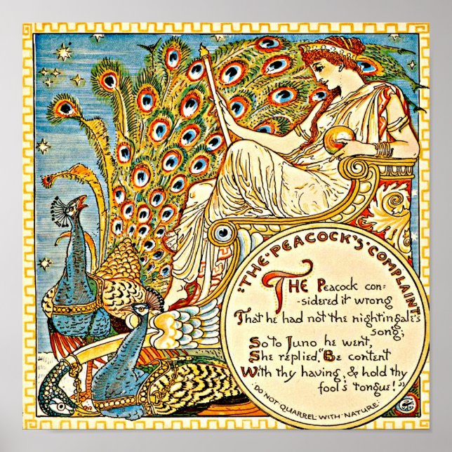 Poster Illustration Vintage-Walter Crane 16 (Devant)