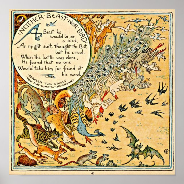 Poster Illustration Vintage-Walter Crane 54 (Devant)