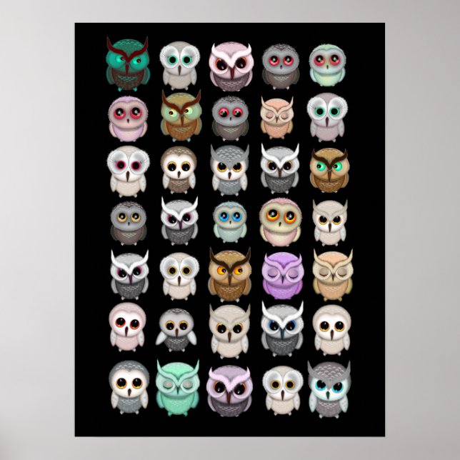 Poster Illustrations de choux petits (Devant)