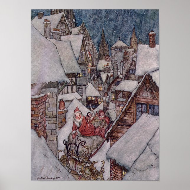 Poster Illustrations de Noël (Devant)