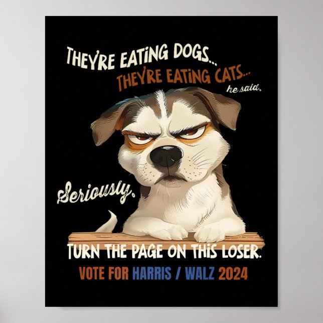 Poster Ils mangent des chiens ! Ils Mangent Des Chats ! V (Devant)