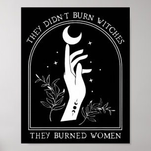 Poster Ils n'ont pas brûlé de sorcières, ils ont brûlé de