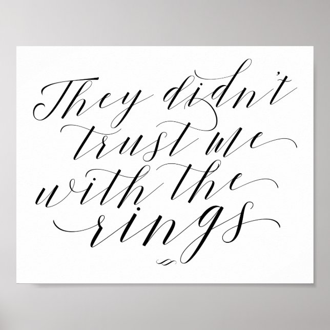 Poster Ils n'ont pas Faites-moi confiance du signal profe (Devant)