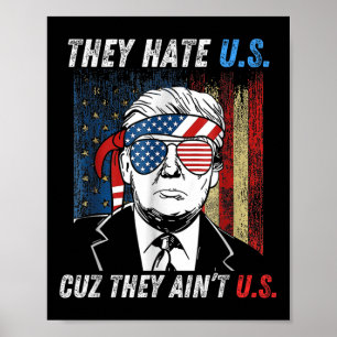 Poster Ils Nous Détestent Parce Qu'Ils Nous Disent Drôle 