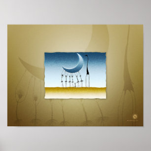 Poster Ils ont volé la version 2 de lune