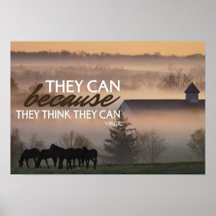 Poster Ils Peuvent Citer Inspirationnellement