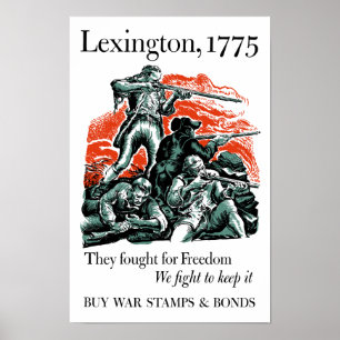 Poster Ils Se Sont Battus Pour La Liberté Que Nous Lutton