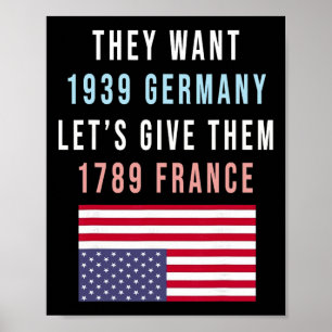 Poster Ils veulent 19&#; l'Allemagne leur donne 1789 Fra