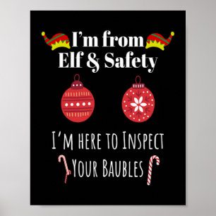 Poster Im de Elf u Safety Christmas Present