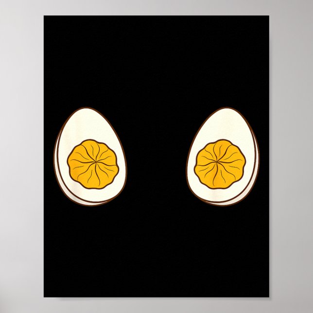 Poster I'm Just Here For The Deviled Eggs Funny Couple  (Devant)