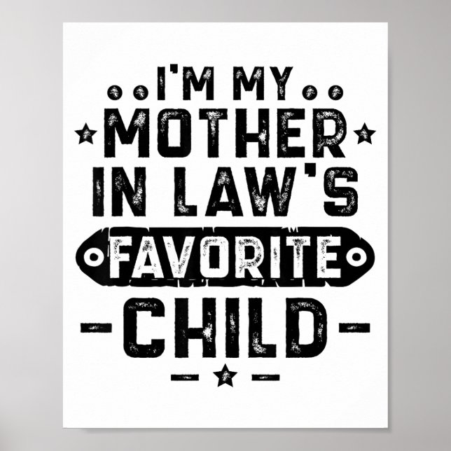 Poster I'm My Mother In Law's Favorite Child  (Devant)