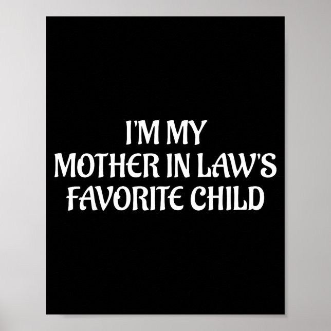 Poster I'm My Mother In Law's Favorite Child Family Sarca (Devant)