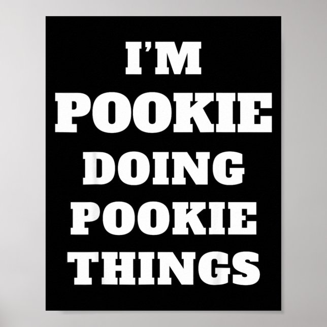 Poster I'm Okie Doing Okie Things Aesthetic Slang Viral G (Devant)