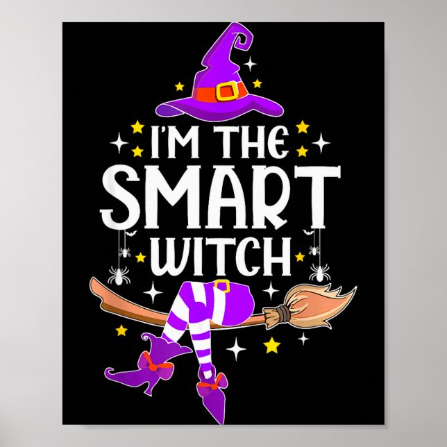 Poster I'm The Smart Witch Halloween Matching Group Costu (Devant)