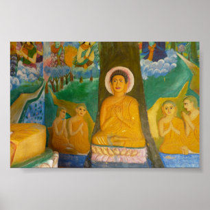Poster Image de Bouddha cambodgien