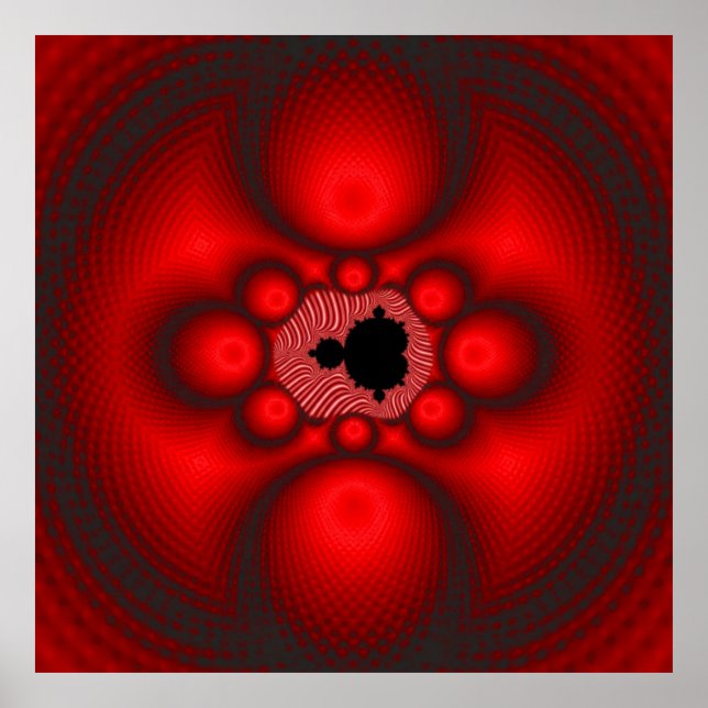 Poster Image de fractale de Mandelbrot fantastique (Devant)