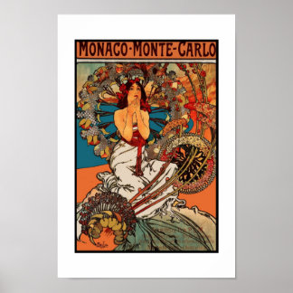 Poster Image de l'artiste rétro Mucha