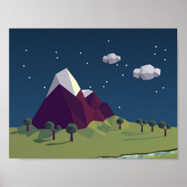 Poster Image de nuit étoilée