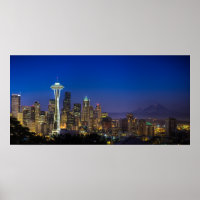 Image de Seattle Skyline le matin.