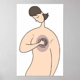 Poster Image de sensibilisation au cancer du sein.