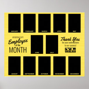 Poster Image employé du mois de la reconnaissance