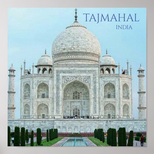 POSTER IMAGE TAJMAHAL (Devant)
