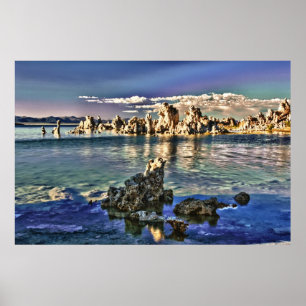 Poster Images mono de la Californie de lac