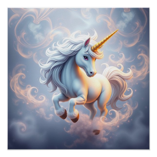 Poster Imaginaire Art Unicorn (Devant)