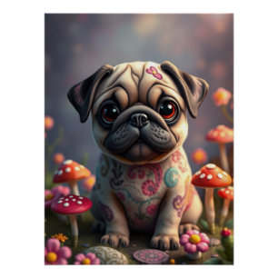 Poster Imaginaire Carlin Puppy Art