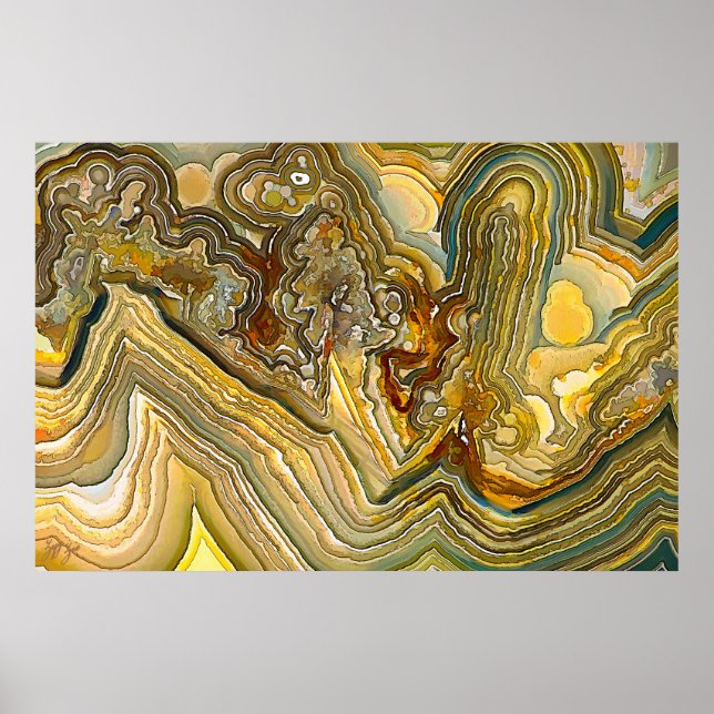 Poster Imaginaire Crazy Lace Agate Opus 01 (Devant)