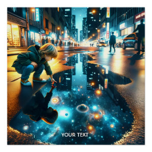 Poster Imaginaire Cute Boy Street Univers