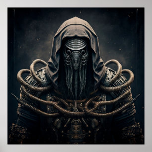 Poster Imaginaire de guerrier de l'affiche