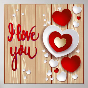 Poster Imaginaire des coeurs