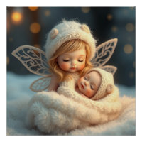 Imaginaire Fairy Mother and Baby Art