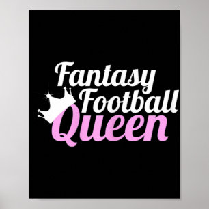 Poster Imaginaire Football Queen Fun