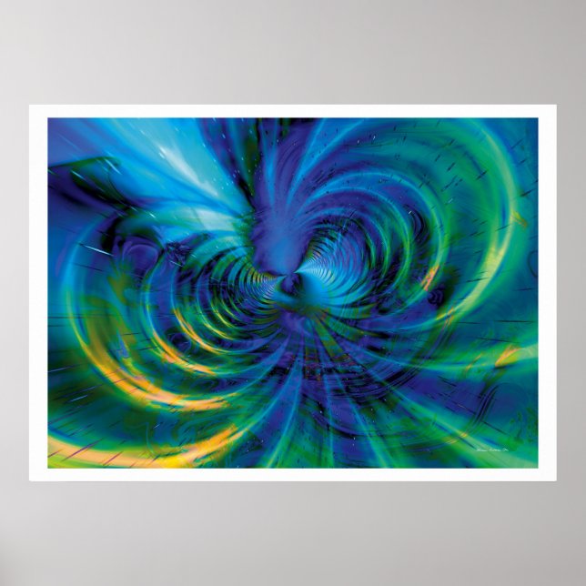 Poster Imaginaire fractal 18 (Devant)